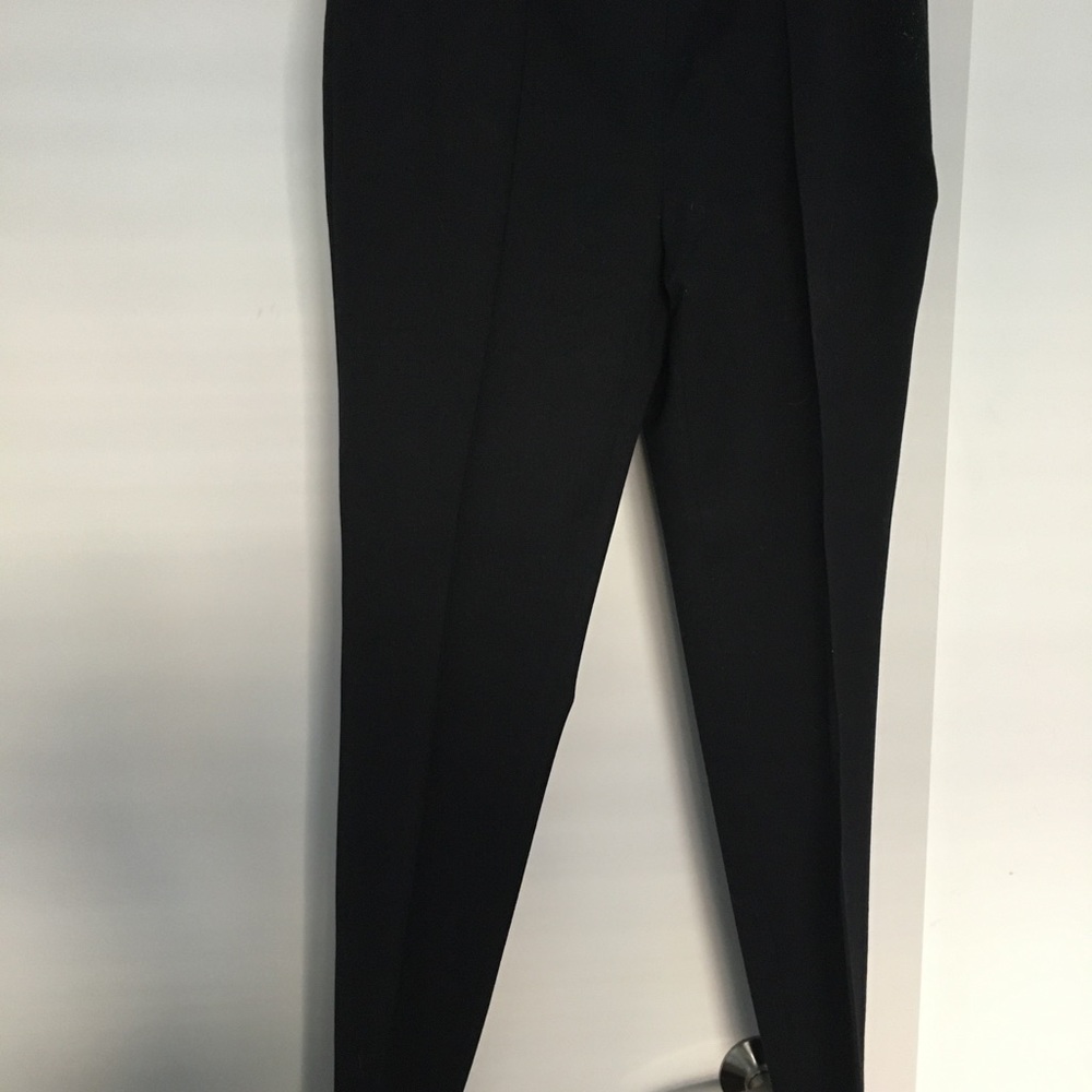 Be black wool blend pant